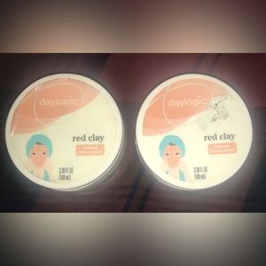 2~Daylogic Red Clay Toning Facial Mask 3.38 Oz NEW Factory Sealed Lot of 2